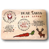 Santa Treat Plate - Christmas Eve Tradition - Wooden - Non Personalised Boards Christmas Eve Store 